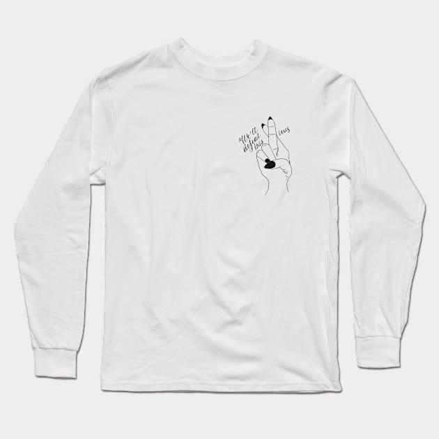 We'll defeat this virus Long Sleeve T-Shirt by Pisune